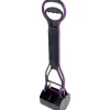 FLAMINGO Pelle ramasse-crottes coloris noir/gris Easy scoop - 61,5 cm