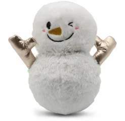 CROCI Peluche balle de Noël pour chien coloris blanc White Friends - 18/23 cm