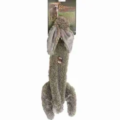 SKINNEEEZ Peluche lapin plat gris pour chien Skinneez - 61 cm