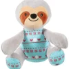 ZOLUX Peluche pour chien coloris gris paresseux assis chiquitos - 21 x 12,6 x 19,5 cm