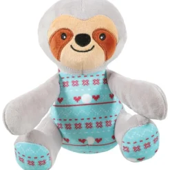 ZOLUX Peluche pour chien coloris gris paresseux assis chiquitos - 21 x 12,6 x 19,5 cm