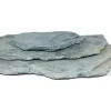 AQUAVIE Pierre décorative pour aquarium coloris gris ardoise naturelle filmée
