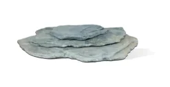 AQUAVIE Pierre décorative pour aquarium coloris gris ardoise naturelle filmée