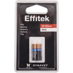 DYNAVET Pile CR2 3V lithium pour collier anti aboiement Effitek