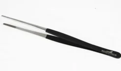 REPTILE PLANET Pince pour nourrissage en inox avec manche coloris noir - 25 cm