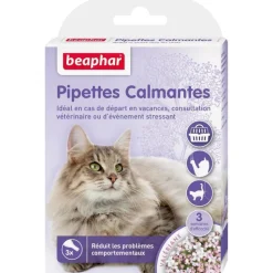 BEAPHAR Pipettes calmantes pour chat x 3