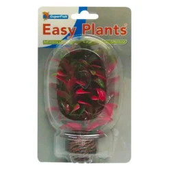 AQUADISTRIB Plante artificielle aquarium rotala rouge, SUPERFISH Easy Plants - Taille standard