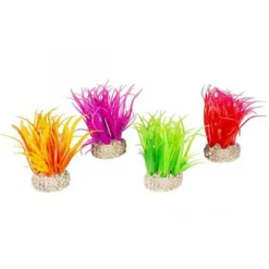 BLUE CORAL Plante artificielle Hair Grass, coloris variés, AQUA DELLA, modèle S - 6cm unitée
