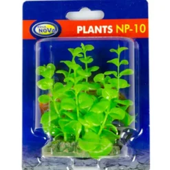 BLUE CORAL Plante artificielle pour aquarium lysimachia AQUA NOVA - hauteur 10 cm