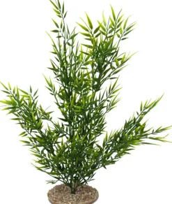 LABEO Plante artificielle pour aquarium coloris vert Elodea Corolle