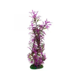 BLUE CORAL Plante artificielle violette pour aquarium, AQUA NOVA - 40cm de hauteur