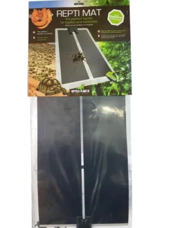 REPTILE PLANET Plaque chauffante pour terrarium coloris noir Repti Mat 35W - 65 x 28 cm