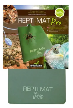 REPTILE PLANET Plaque chauffante pour terrarium coloris vert Repti Mat Pro 16W - 20 x 30 cm