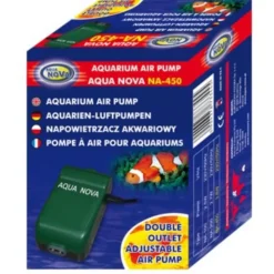 BLUE CORAL Pompe à air débit 400 L/H, AQUA NOVA NA-450