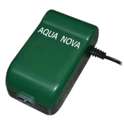 BLUE CORAL Pompe à air 130L/H, fonctionnalité silencieuse, marque AQUA NOVA, modèle NA-100