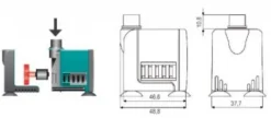 AQUARIUM SYSTEM Pompe à eau submersible NEWA, modèle Micro Jet, puissance 320 L/H - MC320