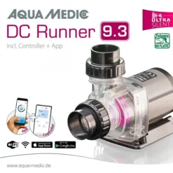 BLUE CORAL Pompe à eau wifi + contrôleur AQUA MEDIC DC Runner 9.3