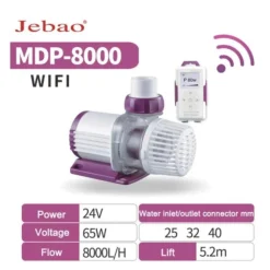BLUE CORAL Pompe à eau wifi contrôlée, débit 8000L/h - JEBAO JECOD modèle MDP-8000