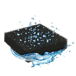 JUWEL Éponge charbon taille standard noire