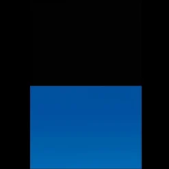 BLUE CORAL Poster aquarium noir/bleu, AQUA NOVA modèle S - dimensions 60x30cm