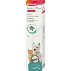 BEAPHAR Pâte bien-être intestinale pour le chien et le chat coloris blanc IntestoPro – 20 ml