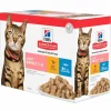 HILL'S Pâtée féline adulte light multipack 12 x 85 g