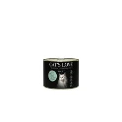 CAT'S LOVE Pâtée naturelle pour chat à la dinde - boite de 200 g