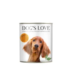 DOG'S LOVE Pâtée naturelle pour chien à la dinde - boite de 200 g