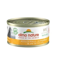 ALMO NATURE Pâtée pour chat au blanc de poulet HFC Natural - 70 g