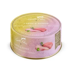 TERRA FELIS Pâtée pour chat lapin dinde - 80 g