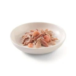 SCHESIR Pâtée pour chat au Thon et Crevettes Pack de 6 boites de 50 g