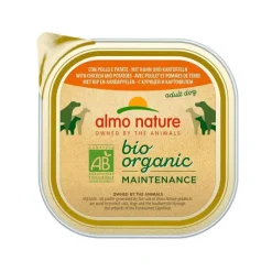 ALMO NATURE Pâtée pour chien ® biorganic au poulet avec pommes de terre - 300 g