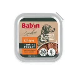 BABIN Pâtée pour chien au poulet terrine Bab'in Signature - 300 g