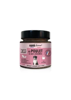 HAMIFORM Pâtée pour chien "Les cuisinés" spécial chiot au poulet & aux légumes - 250 g