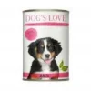 DOG'S LOVE Pâtée pour chiots au bœuf - boite de 400 gr