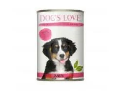 DOG'S LOVE Pâtée pour chiots au bœuf - boite de 400 gr