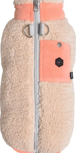 BOBBY Pull pour chien coloris corail Alpaga - Taille 45L