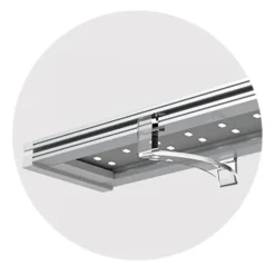 SUPERFISH Rampe LED aquarium d'eau douce 24W 7300 K - Scaper LED 64