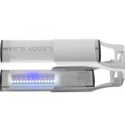 BLUE CORAL Rampe LED aquarium eau douce, lumière jour et nuit, AQUAEL Leddy Slim Duo 2.0 - blanc 10W