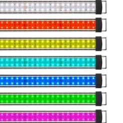BLUE CORAL Rampe LED aquarium, 21.9W, couleur RGB - EHEIM powerRGB - 77.1 cm