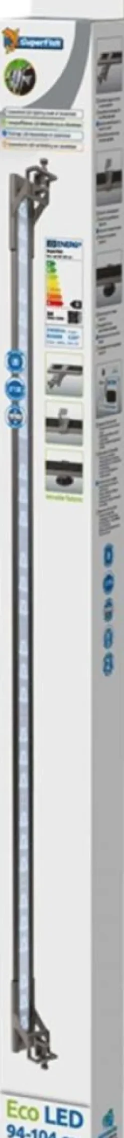 SUPERFISH Rampe LED éco pour aquarium, - Modèle Eco 94-104cm