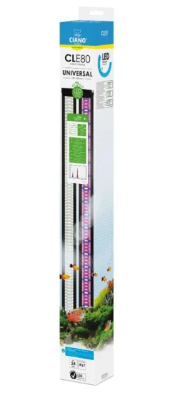 CIANO Rampe LED pour aquarium coloris noir Plantes - 80 cm