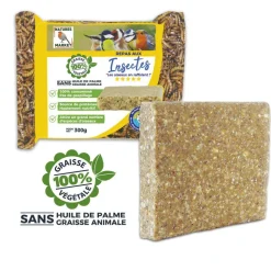 NATURES MARKET Repas aux insectes pour oiseaux de la nature – 300 g