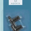 ZOLUX Robinets pour aquarium en plastique coloris noir Aquaya - x 2