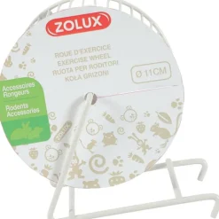 ZOLUX Roue métal pour le petit rongeur coloris beige – 11 cm
