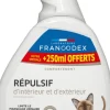 FRANCODEX RŽpulsif d'intŽrieur et d'extŽrieur pour chat agrumes et lavande - 1 L
