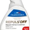 FRANCODEX RŽpulsif d'intŽrieur et d'extŽrieur pour chien marquages urinaires et dŽgradations Repuls'Off - 500 ml