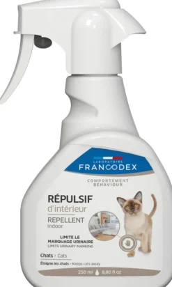 FRANCODEX RŽpulsif d'intŽrieur pour chat verveine exotique et lavande - 250 ml