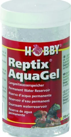 HOBBY Réservoir d'eau permanent coloris transparent cristaux rétenteurs d'eau Reptix Aqua Gel - 250 ml