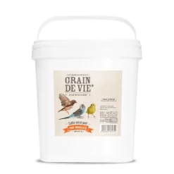 GRAIN DE VIE Sable anisé blanc antibactérien pour oiseaux - 6 kg